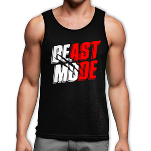 Beast mode trikó - fekete (XXL-es méretben nem rendelhető)