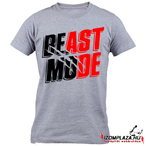 Beast mode póló - szürke (M, L és 3XL méretben nem rendelhető)