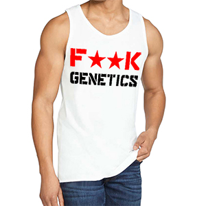F**k Genetics - fehér trikó