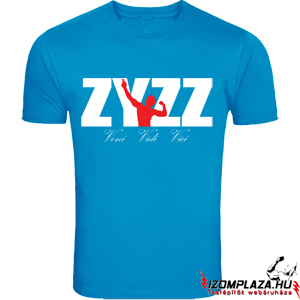 Zyzz - Veni Vidi Vici póló - kék (S, XXL méretben nem rendelhető)