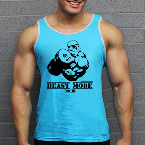 Beast mode on (kék trikó)