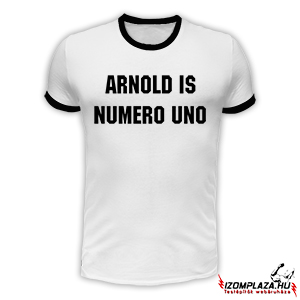 Arnold is numero uno póló (fehér)