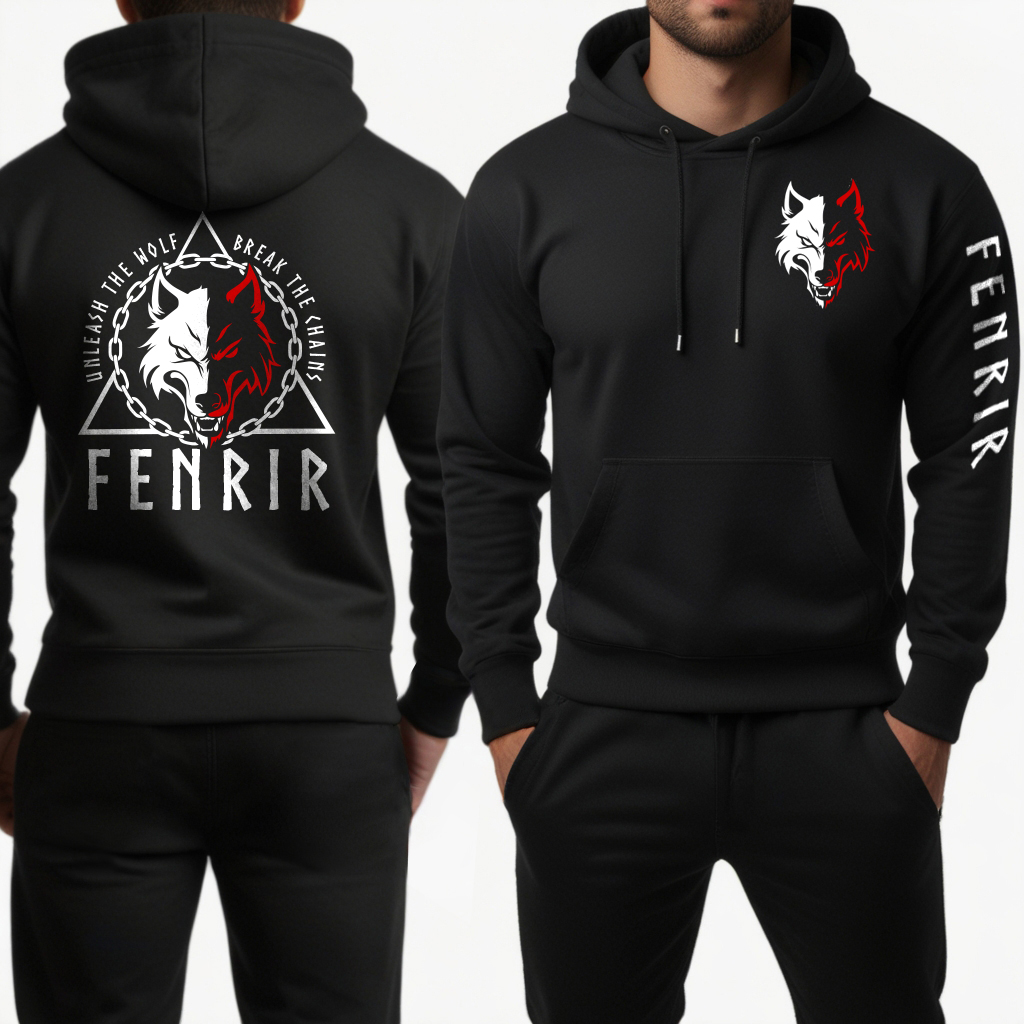 Fenrir pulóver (fekete)