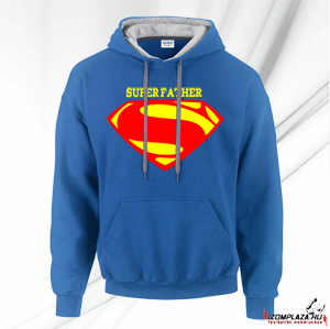 Super Father pulóver - kék (már csak XL-es méretben rendelhető)