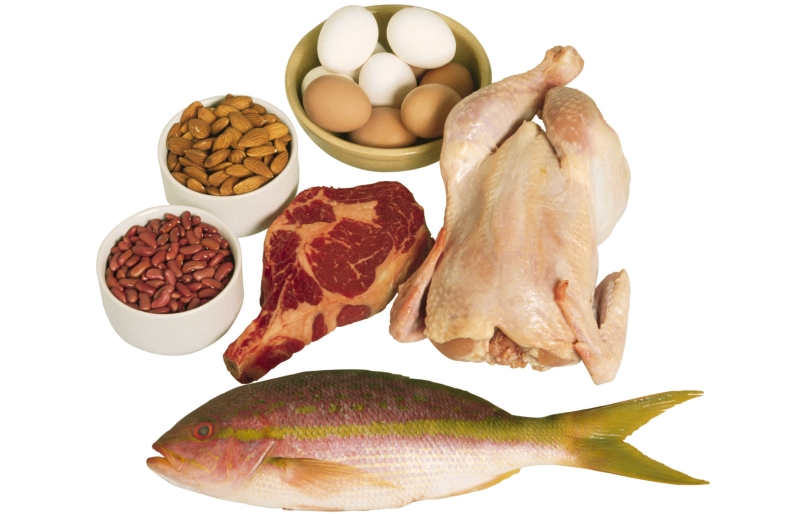 Fehérje dús ételelk: Csirke, hal, brokkoli, magvak